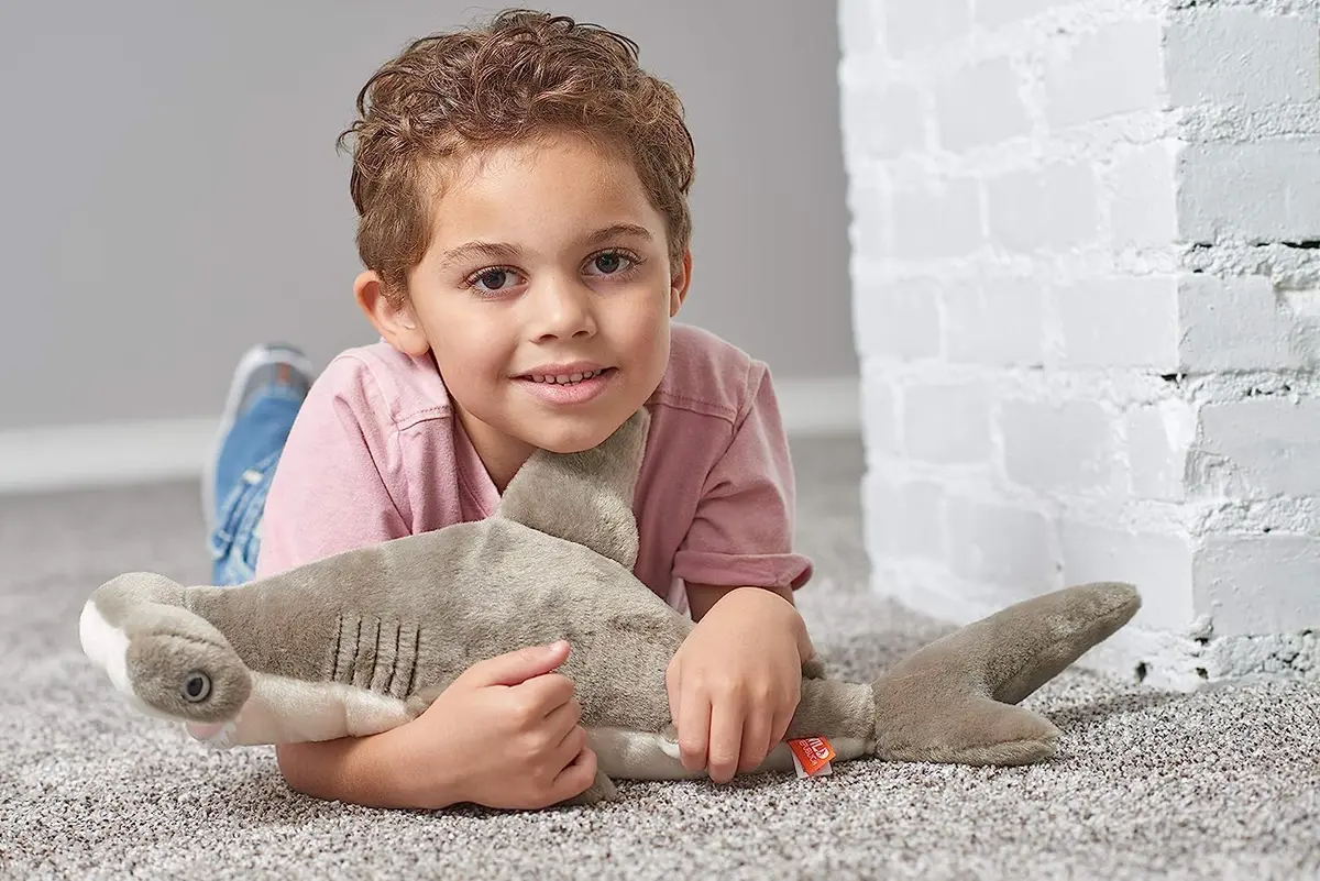Wild Republic Hammerhead Shark Plush, 13" | Realistic Sea Creature Toy for Kids - view 2