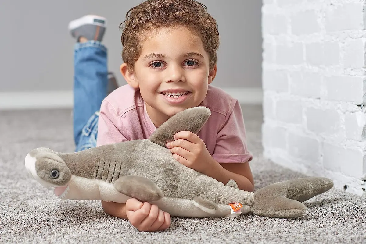 Wild Republic Hammerhead Shark Plush, 13" | Realistic Sea Creature Toy for Kids - view 4