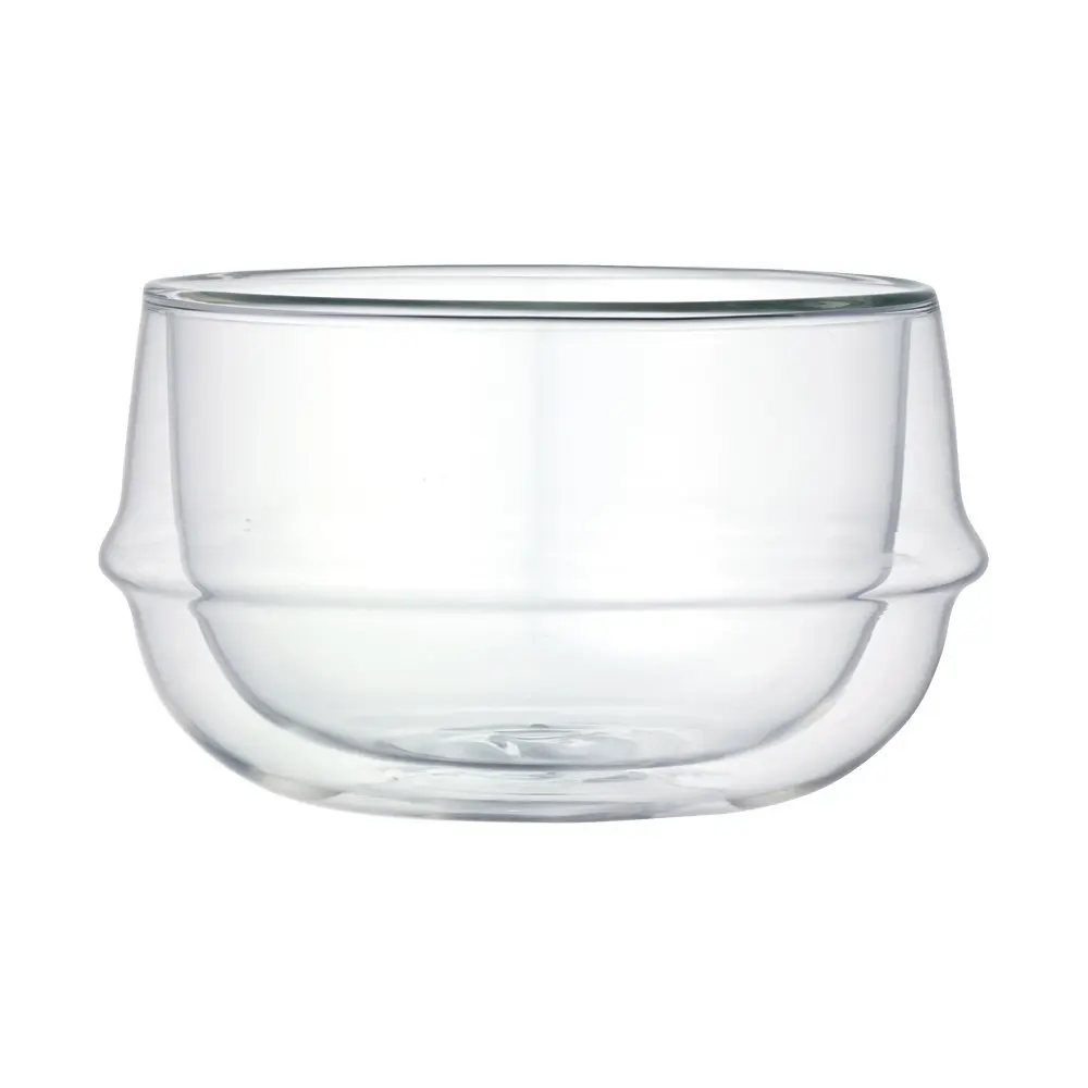 Kinto Double-Walled Glass Soup Bowls 330 ml | Maintain Temperature & Prevent Condensation - view 3