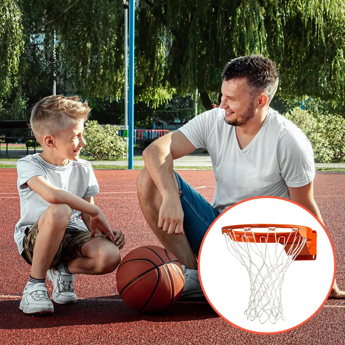 Ultra Sporting Goods Heavy Duty Basketball Net - 12 Loop All Weather Hoop Net | Fits Standard 18-inch Rims - view 7