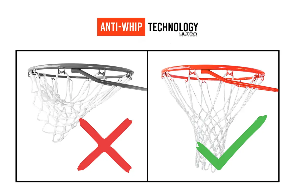Ultra Sporting Goods Heavy Duty Basketball Net - 12 Loop All Weather Hoop Net | Fits Standard 18-inch Rims - view 3