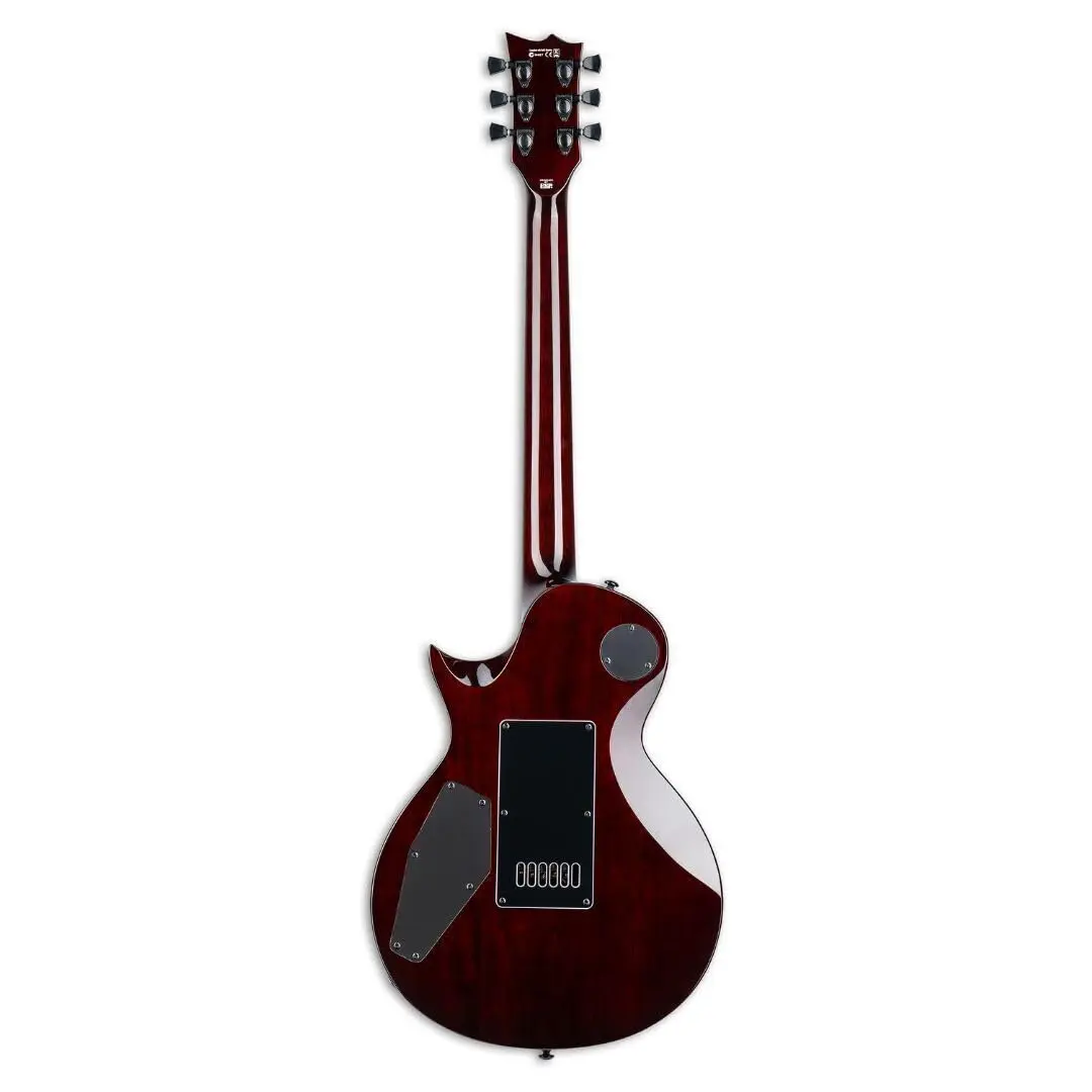 ESP GUITARS EC-1000 Evertune - Dark Brown Sunburst over Quilted Maple | Professional Electric Guitar with Constant Tuning - view 2