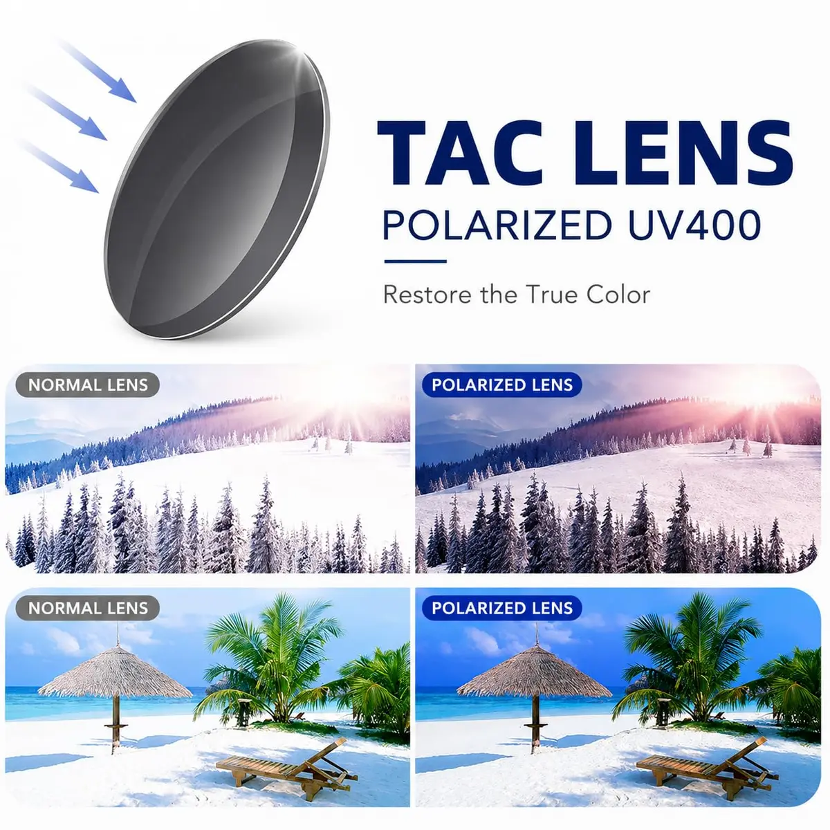 JIANGTUN Fit Over the Glass Sunglasses Size M Black Frame Grey Lens | Polarized UV400 Protection - view 4