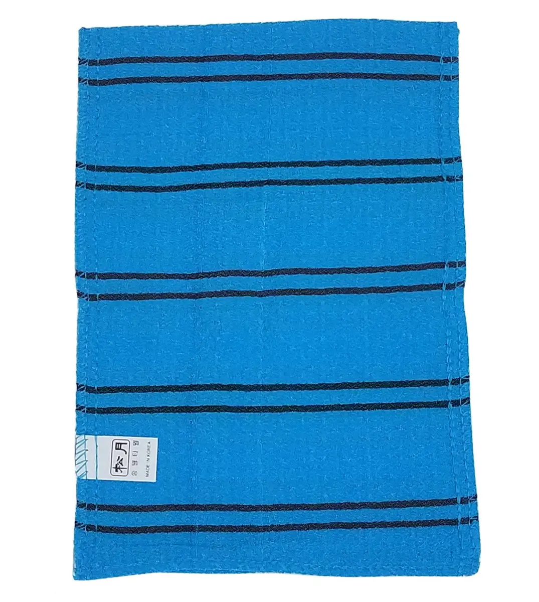 SONGWOL Korean Beauty Exfoliating Bath Towel Gloves - Strong Scrub Wash Clothes (10 Pack, Blue) - view 3