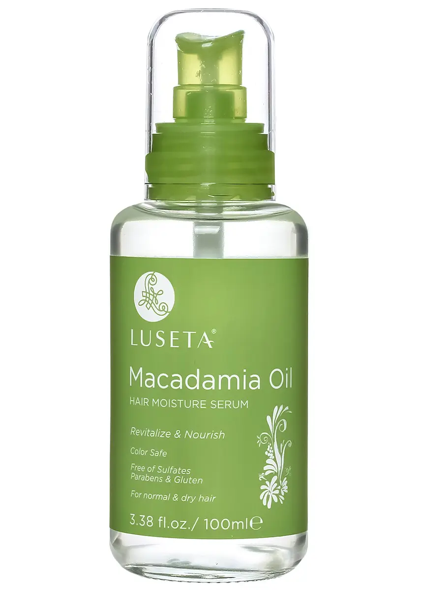 L LUSETA Macadamia Oil Hair Moisture Serum for Dry Hair | Nourishing, Lightweight & Frizz Control (70-120 chars) - main product image