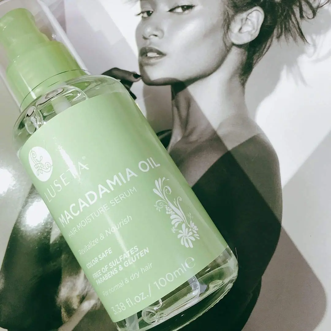 L LUSETA Macadamia Oil Hair Moisture Serum for Dry Hair | Nourishing, Lightweight & Frizz Control (70-120 chars) - view 5