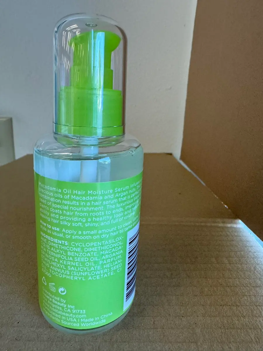 L LUSETA Macadamia Oil Hair Moisture Serum for Dry Hair | Nourishing, Lightweight & Frizz Control (70-120 chars) - view 7