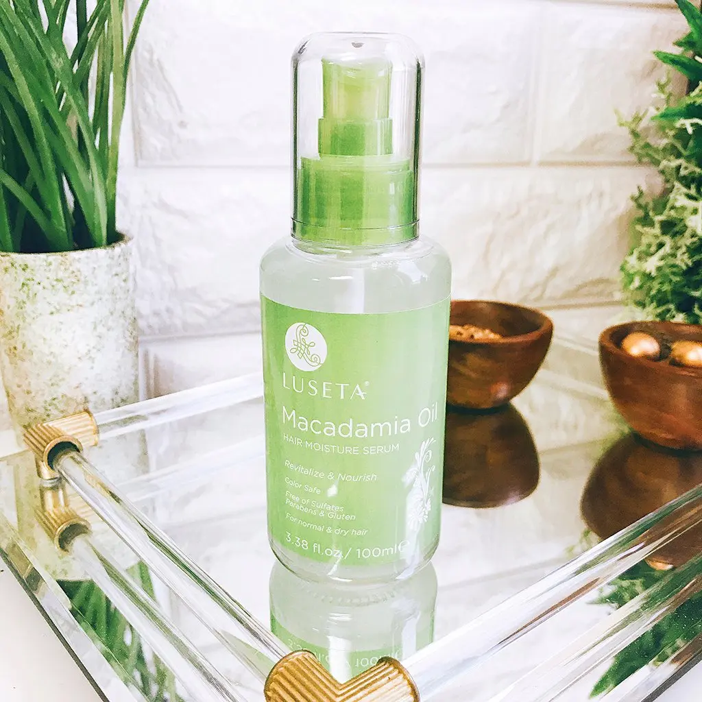 L LUSETA Macadamia Oil Hair Moisture Serum for Dry Hair | Nourishing, Lightweight & Frizz Control (70-120 chars) - view 2