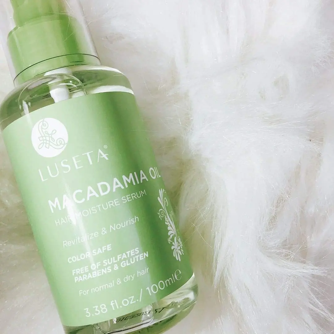 L LUSETA Macadamia Oil Hair Moisture Serum for Dry Hair | Nourishing, Lightweight & Frizz Control (70-120 chars) - view 4