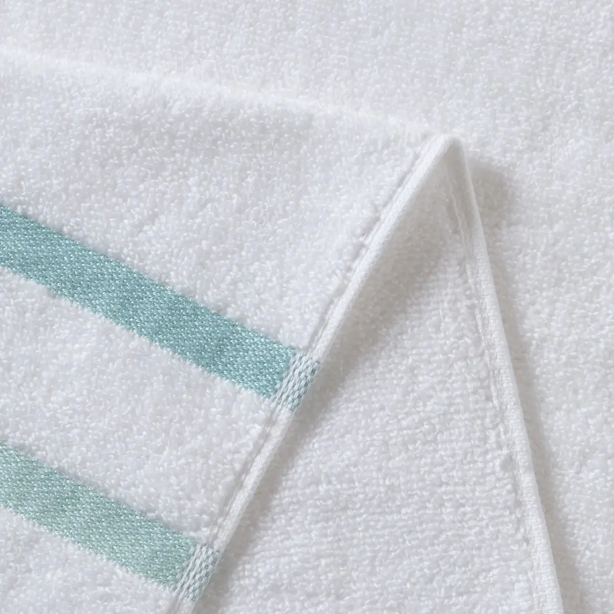 Comfort Spaces Zero Twist Bath Towel Set Cotton, 28 x 54, 8 Piece, Aqua | Ultra Absorbent & Lightweight - view 6