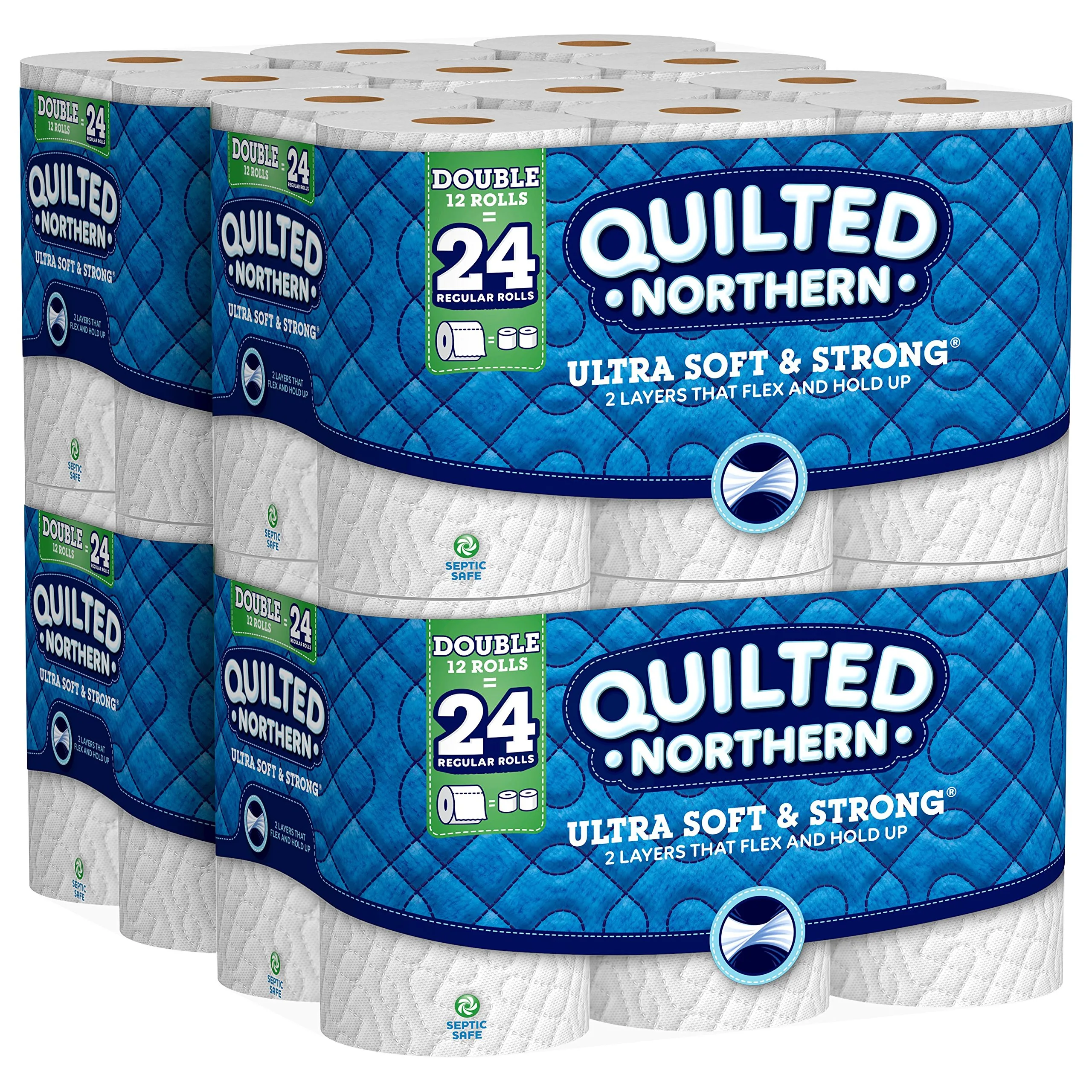 Quilted Northern Ultra Soft & Strong Toilet Paper, 48 Double Rolls | Biodegradable & Septic Safe - main product image