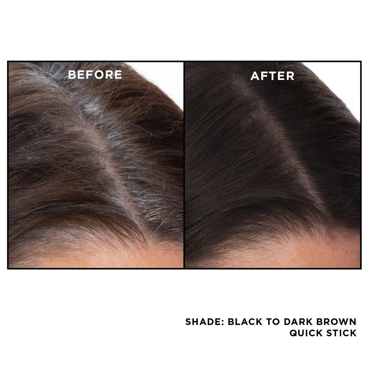 Everpro Gray Away Root Touch-Up Quick Stick, Black/Dark Brown, 0.1 oz | Precise, quick root coverage for all hair types - view 3