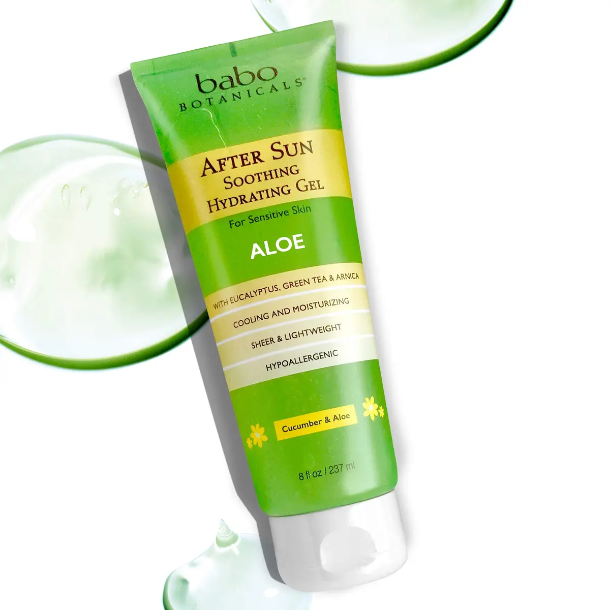Babo Botanicals After Sun Soothing Hydrating Aloe Vera Gel, Vegan, For Babies, Kids or Sensitive Skin - 8 oz. - view 5