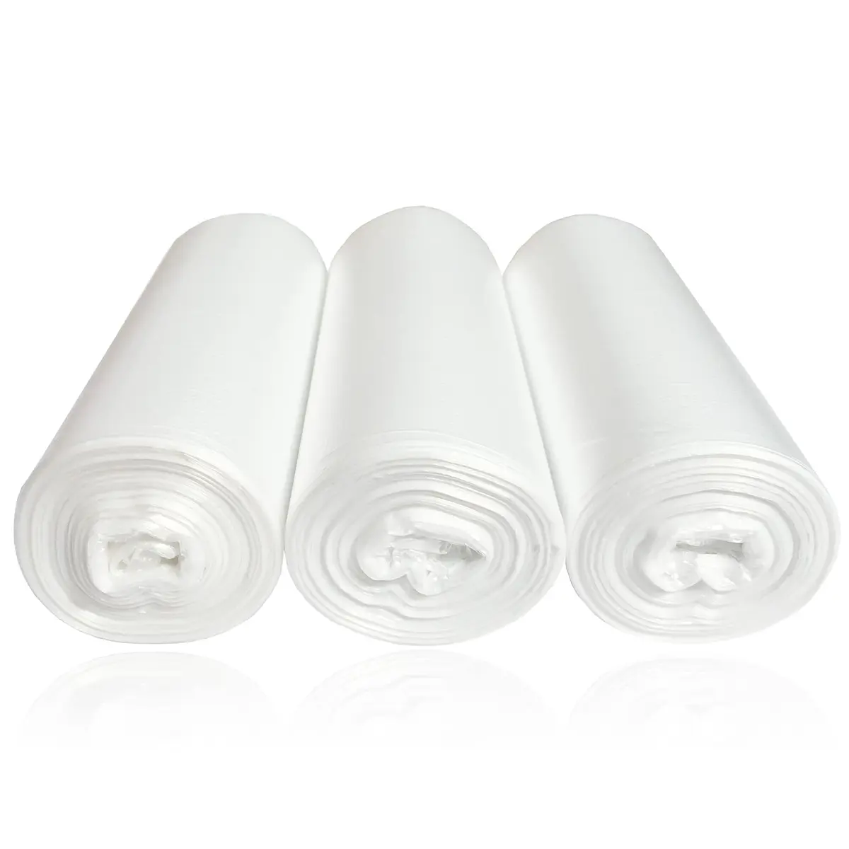 SOSOHOME Clear Trash Bags 6 Gallon (15 L) | 75 Counts, Fits 5-6 Gallon Bins - main product image