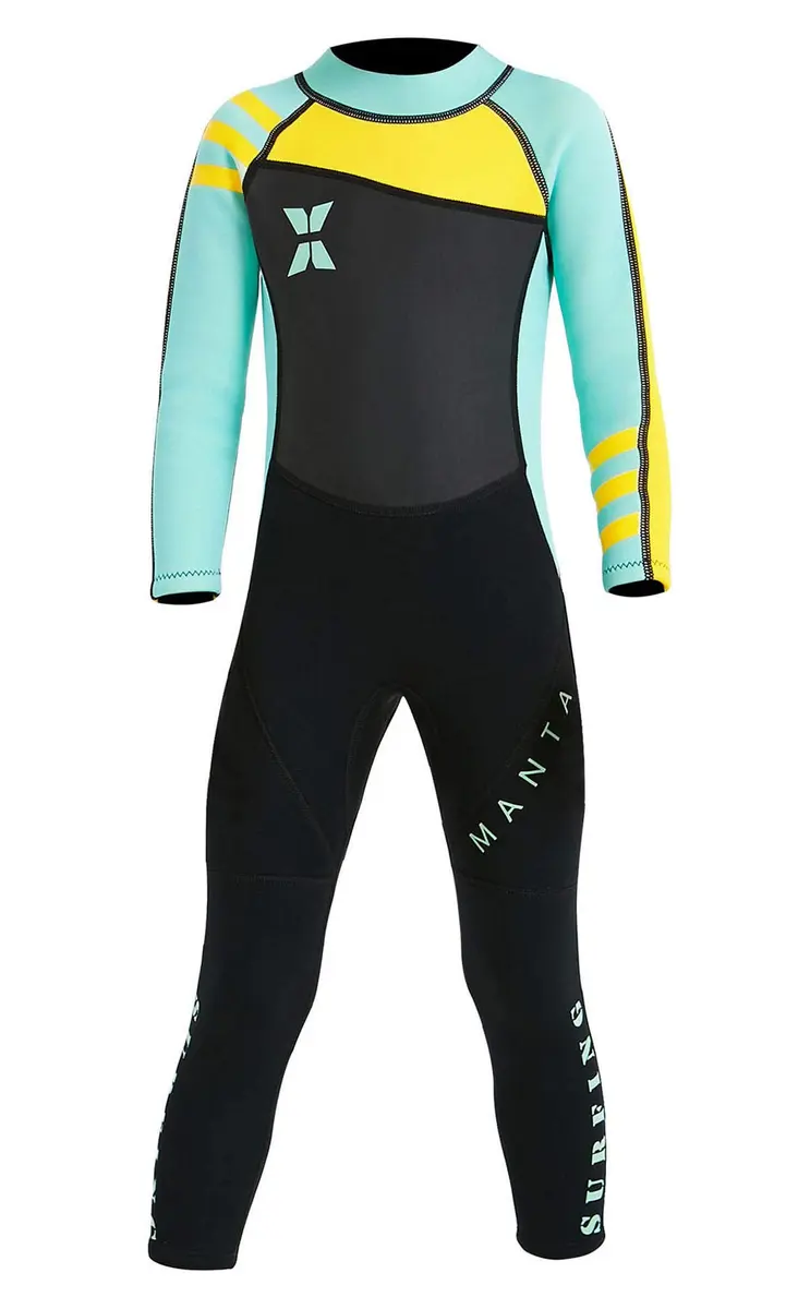 DIVE & SAIL Long Sleeve Swimsuit UV Sun Protection Thermal Wetsuit Green L | UPF 50+ for Kids & Teens - main product image