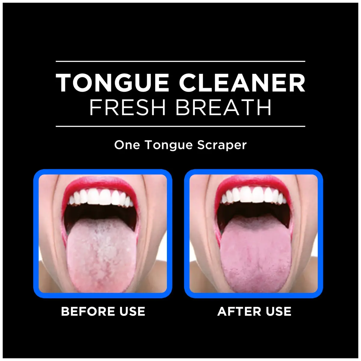 Orabrush Fresh Breath Tongue Cleaner 2 Count | Dual-Action Bristles & Scraper for Fresh Breath - view 3