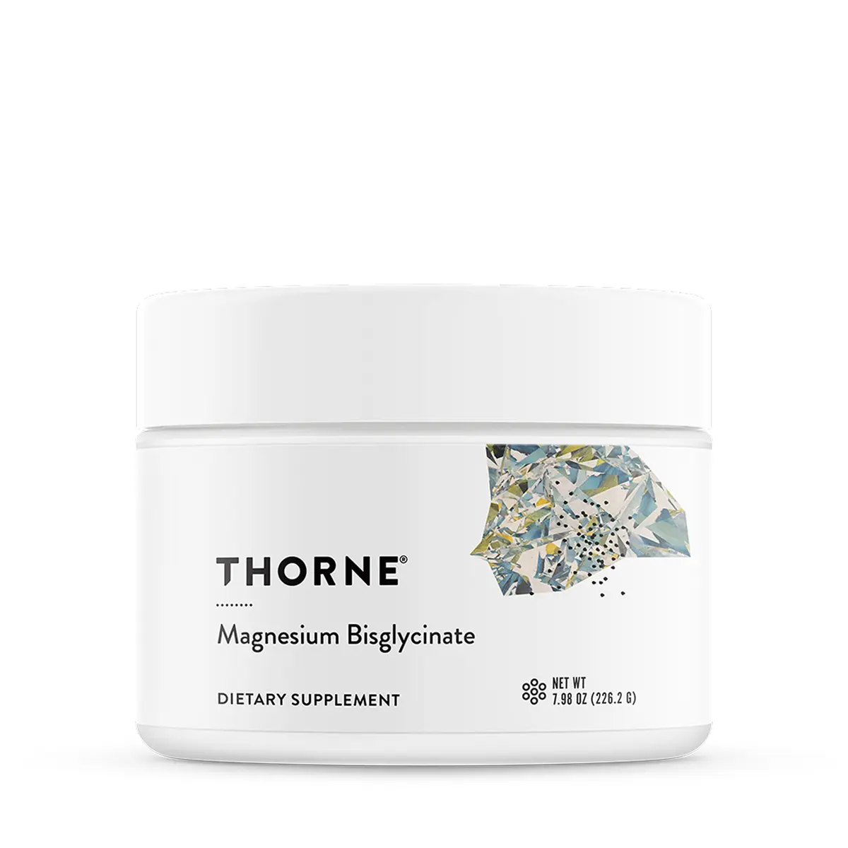 THORNE Magnesium Bisglycinate Powder 200mg (7.98oz / 226g) | NSF Certified for Sport - main product image