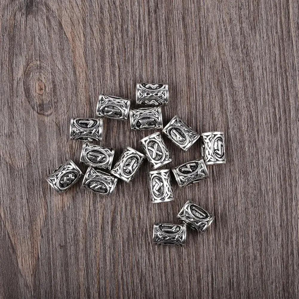 Modpion 24Pcs Viking Runes Beads | 6mm Hole Size - view 3