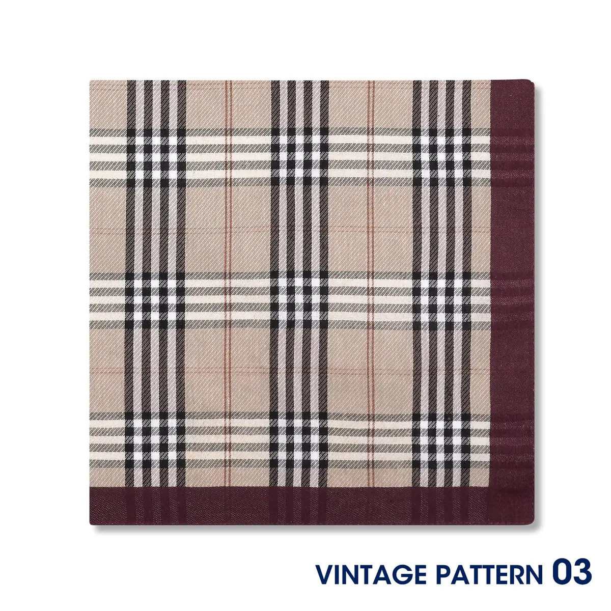 Selected Hanky Handkerchiefs for Men 16x16 Inch, Soft Cotton, 6 Piece Gift Set - view 7