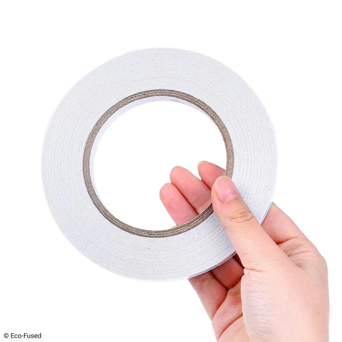 Eco-Fused Premium Double Sided Adhesive Tape 10mm (0.4 Inch) x 50m (55 Yards) | 2 Rolls for Arts, Crafts & Office - view 2