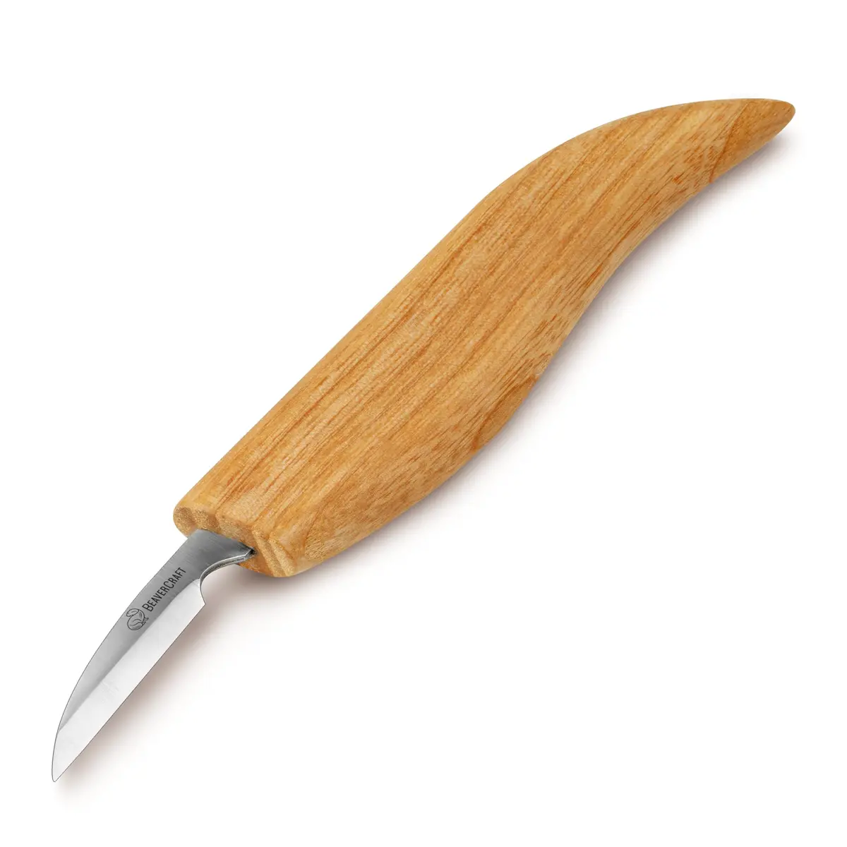 BeaverCraft Wood Chip Carving Knife C8 1.8" | Fine Detail Wood Carving Tool for Beginners & Kids - main product image