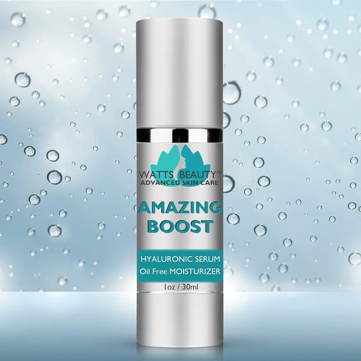 Watts Beauty Amazing Boost Ultra Hydrating Hyaluronic Serum - Oil Free Face Moisturizer 1 oz | Hydrates & Plumps Skin - view 5