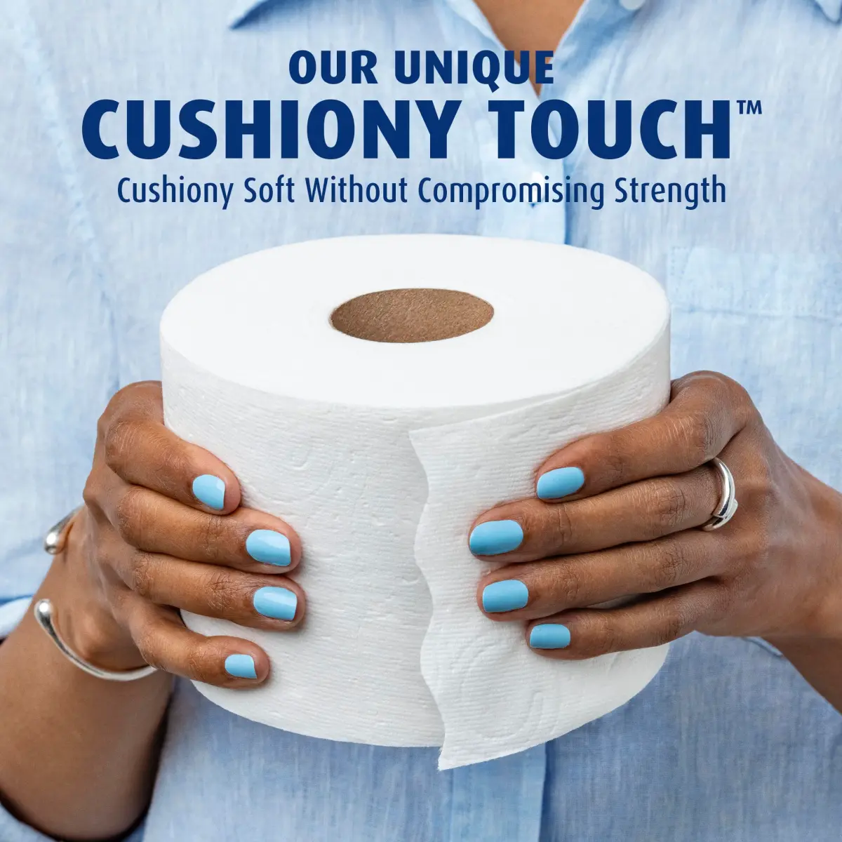 Charmin Ultra Soft Cushiony Touch Toilet Paper, 18 Family Mega Rolls (4806 Sheets Total) | 2-Ply, Unscented, Septic-Safe - view 3