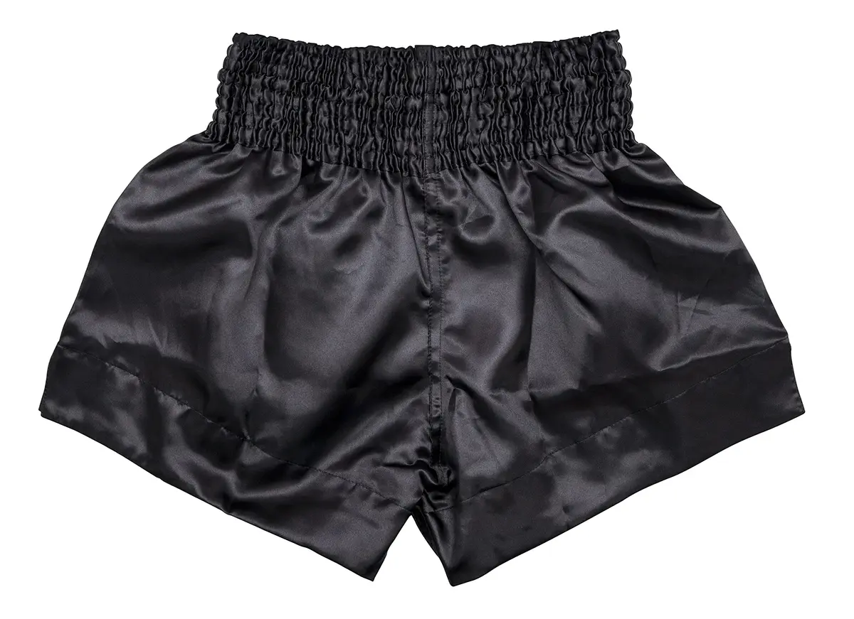 Fairtex Muay Thai Boxing Shorts Traditional Styles (Fortune Black, Small) | Microfiber, Lightweight & Breathable - view 2