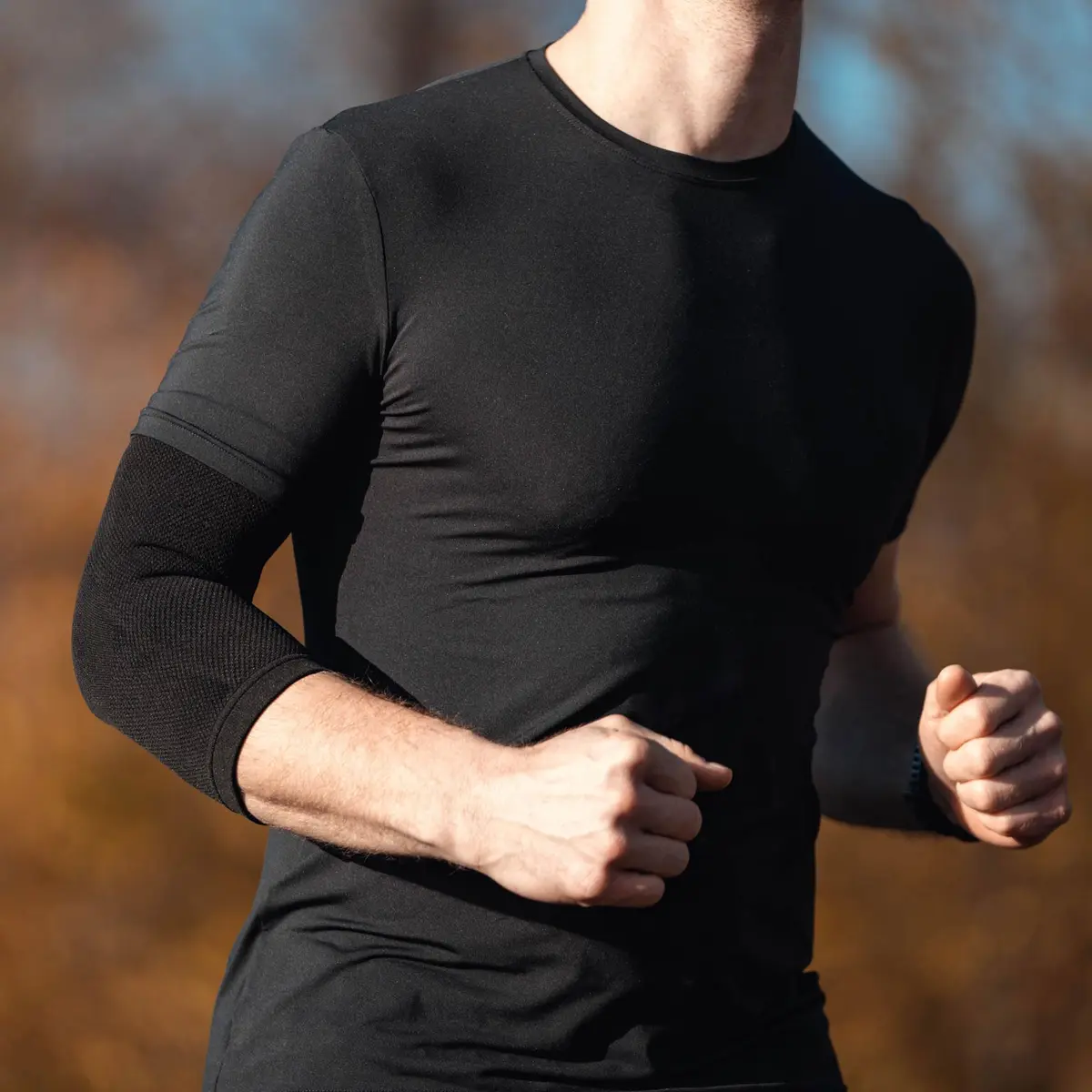 Back on Track Physio 4-Way Stretch Black Elbow Brace | Support & Recovery for Tennis & Golf Elbow - view 6