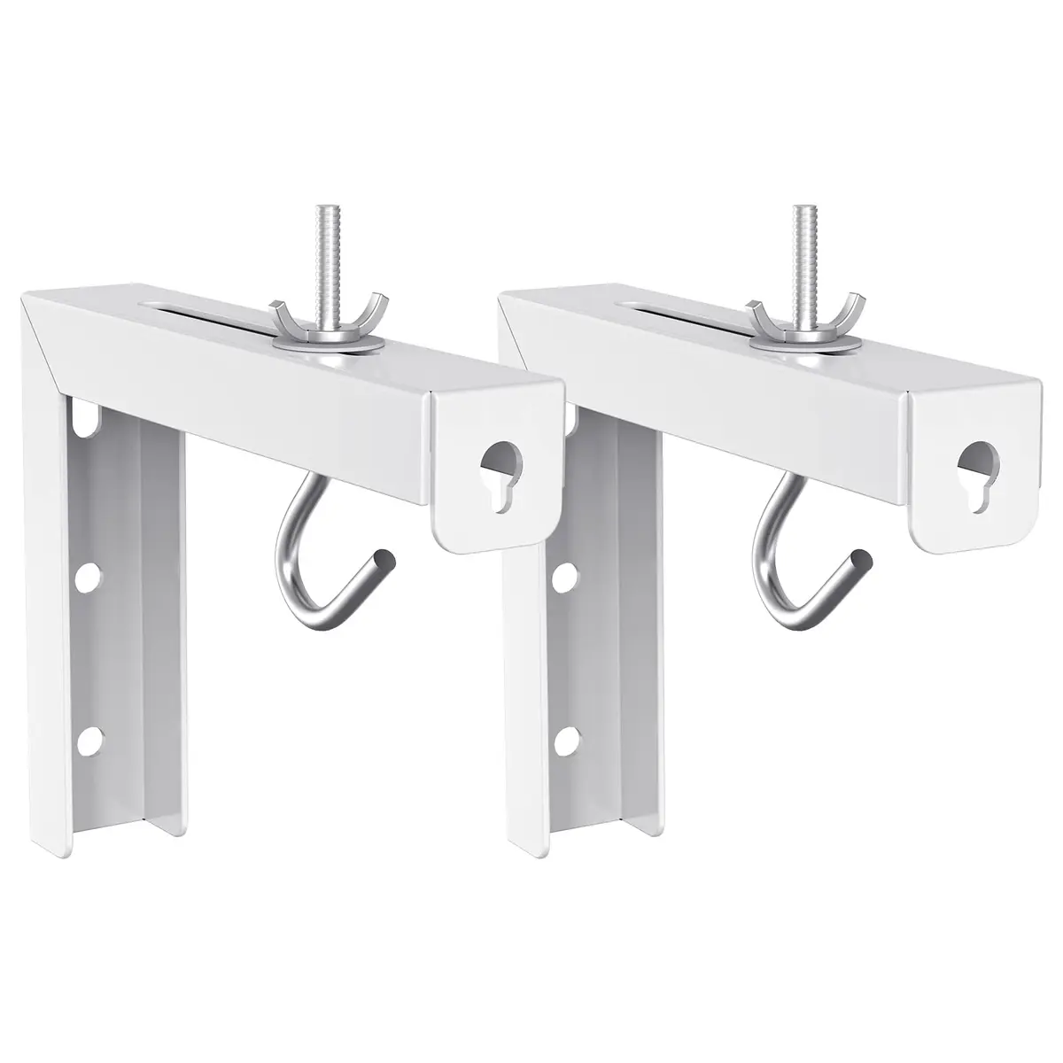 WALI Universal Projector Screen Ceiling Mount, Holds up to 66 lbs | 30kg Capacity L-Brackets - main product image