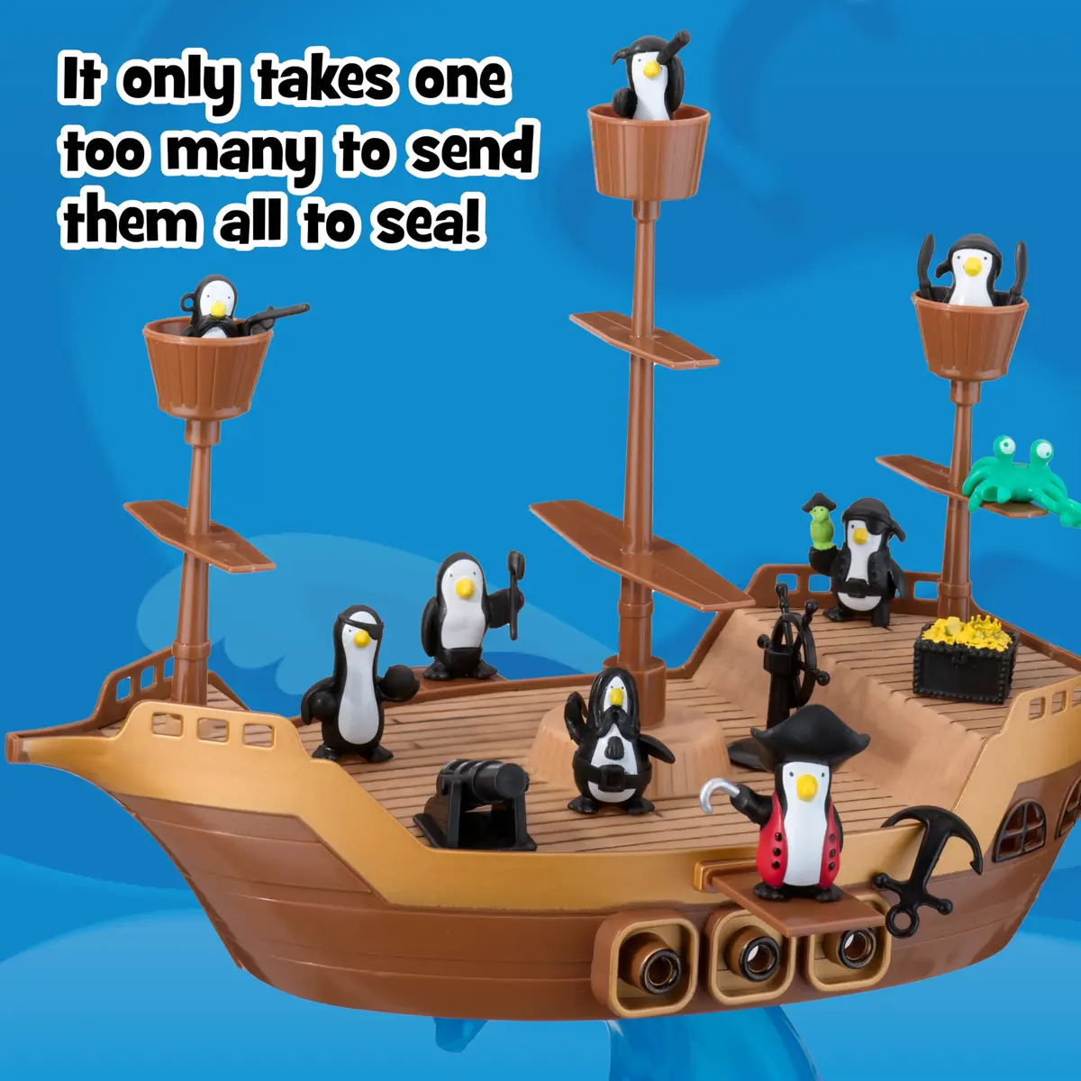 PlayMonster Don’t Rock the Boat Board Game | 27.9 cm (11 in) | Educational Hand-Eye Coordination Game - view 5