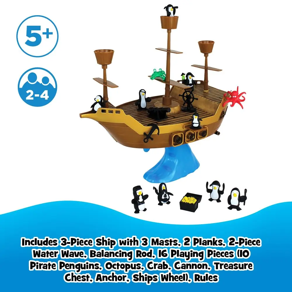 PlayMonster Don’t Rock the Boat Board Game | 27.9 cm (11 in) | Educational Hand-Eye Coordination Game - view 7