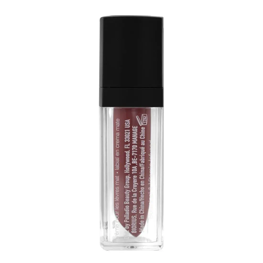 Palladio Velvet Matte Cream Lip Color Pashmina 4g (0.14 oz) | Long-Wear Metallic Pigments - view 5