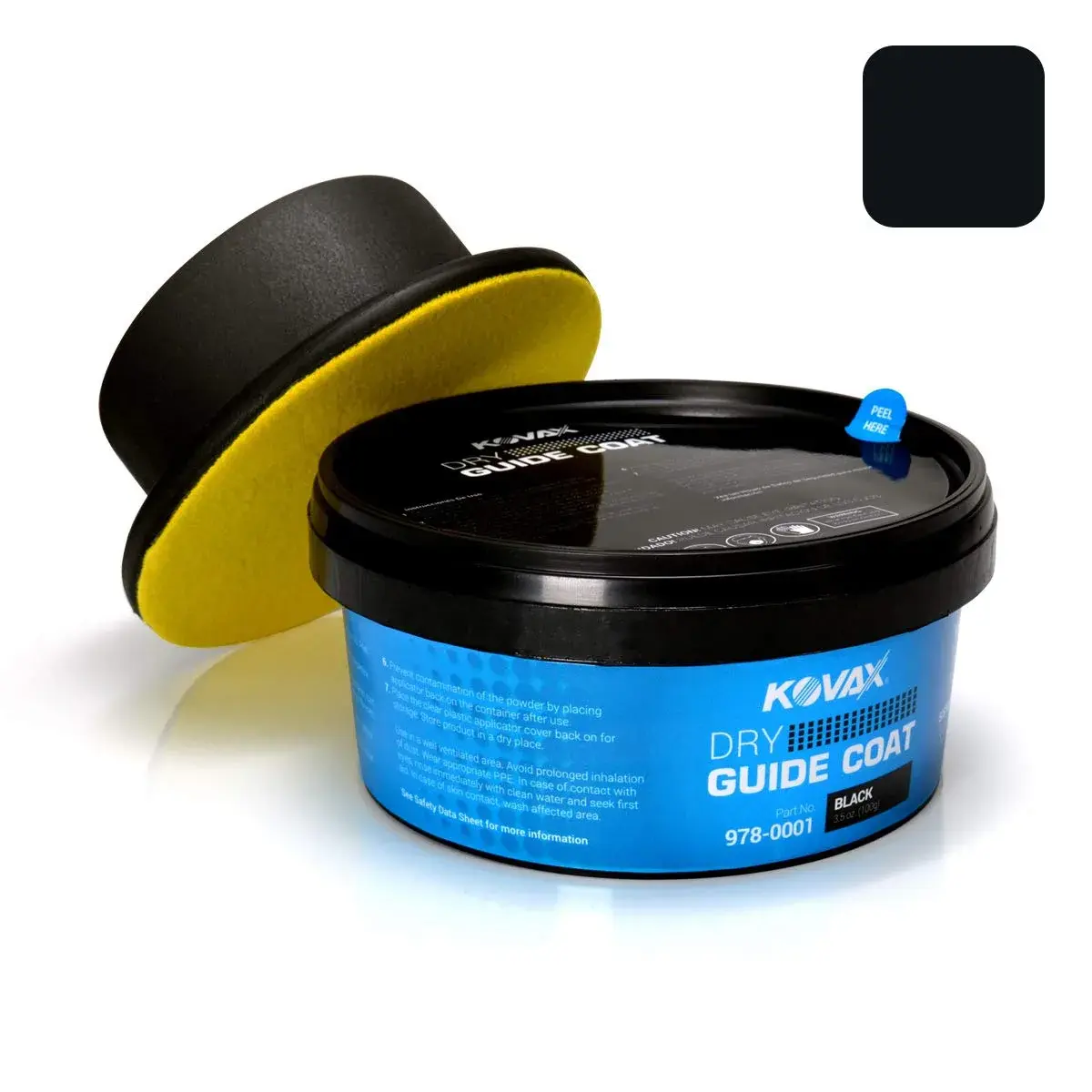 Eagle Abrasives Kovax Dry Guide Coat Black 100g (3.5 fl oz) | Find Imperfections Instantly - main product image