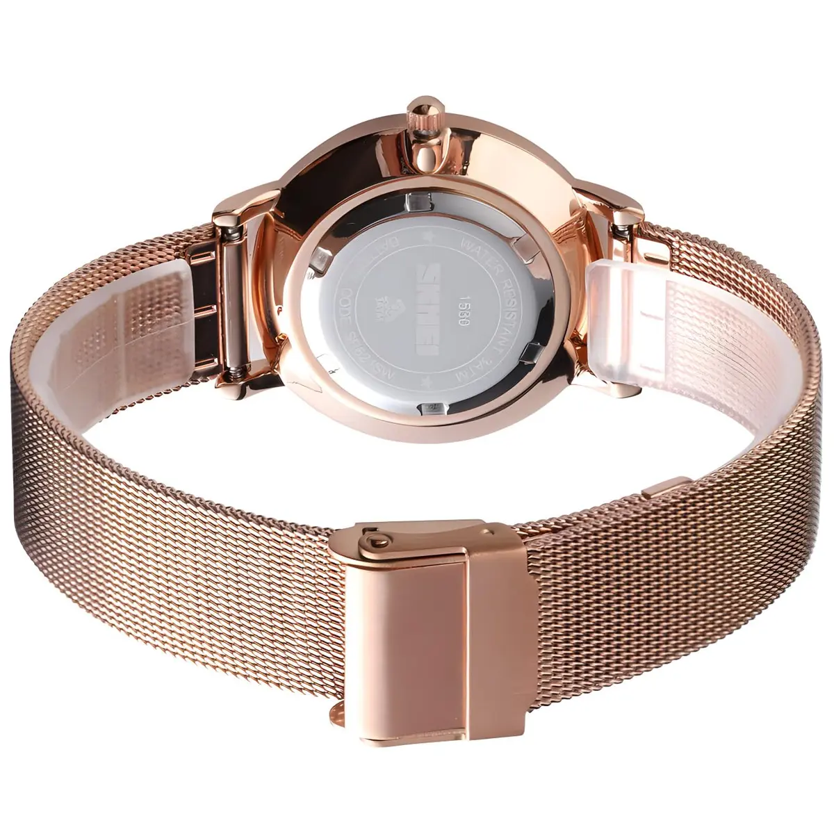 MASTOP Women's Ultra-Thin Quartz Watch 33mm Rose Gold | Japanese Movement - view 3