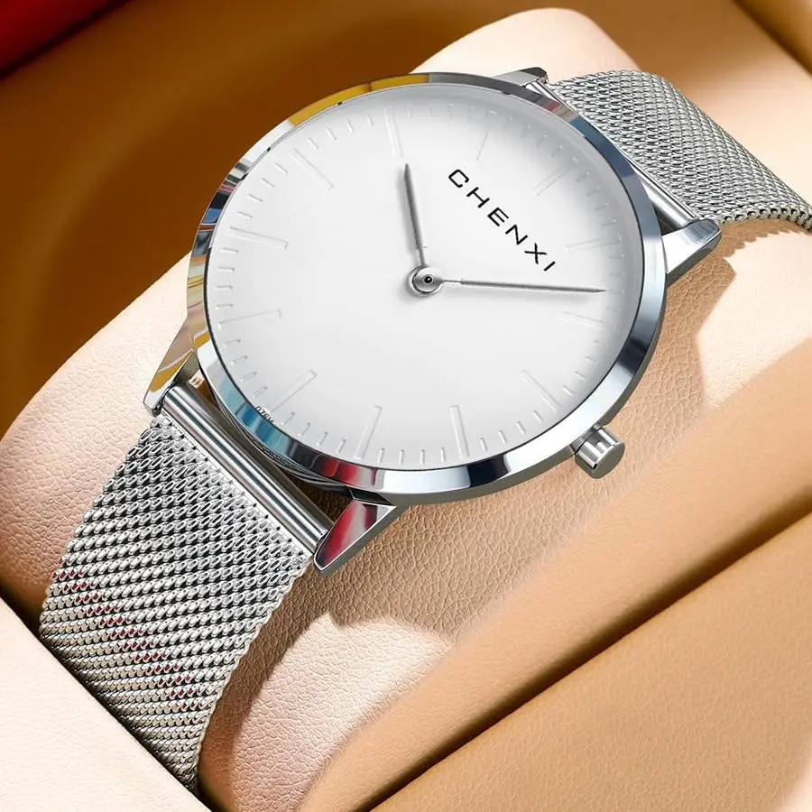 MASTOP Women's Analog Quartz Watch with Rhinestone Stainless Steel Band | 25mm Case - view 5