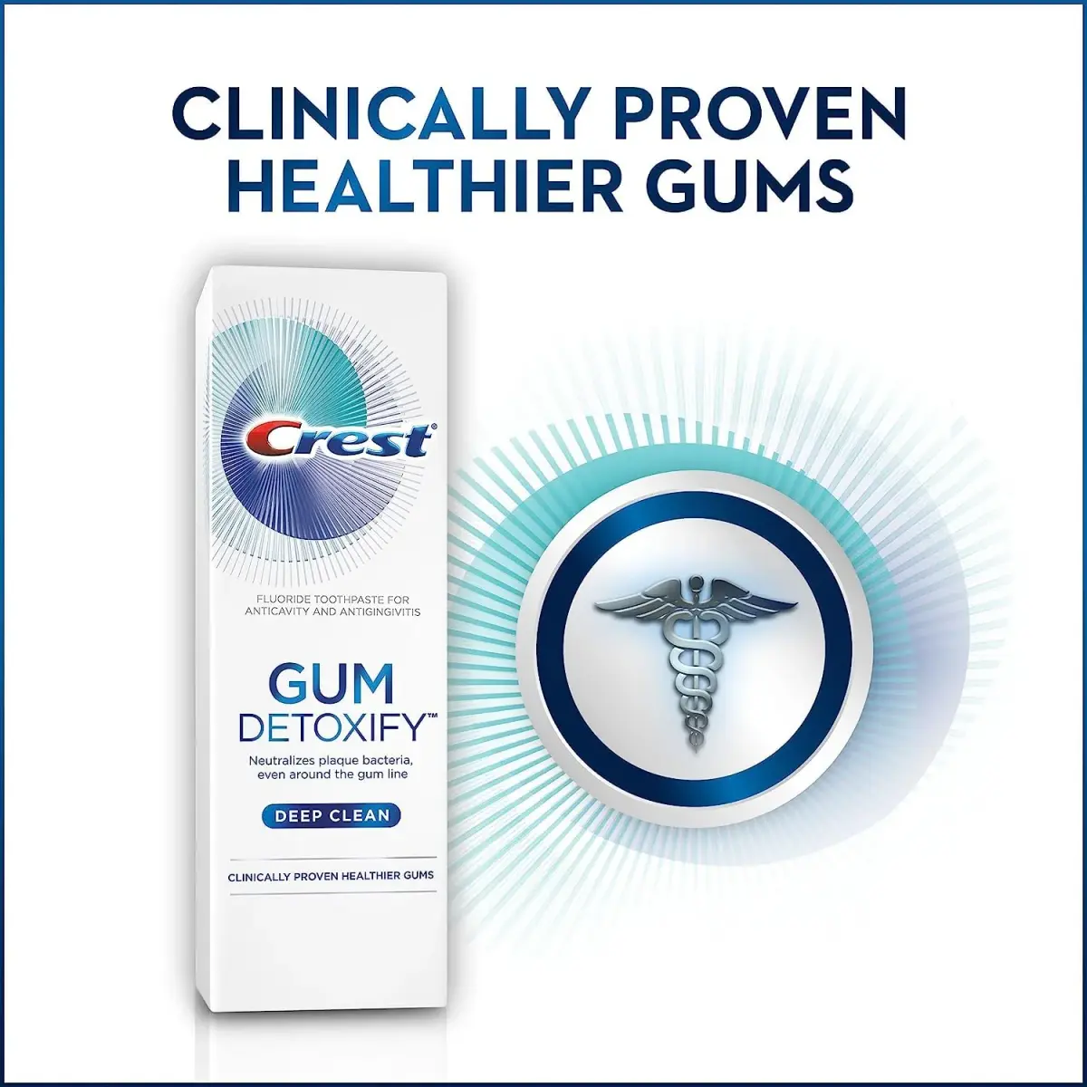Crest Gum Detoxify Deep Clean Toothpaste 0.85 oz (24 g) | Clinically Proven Healthier Gums - view 6