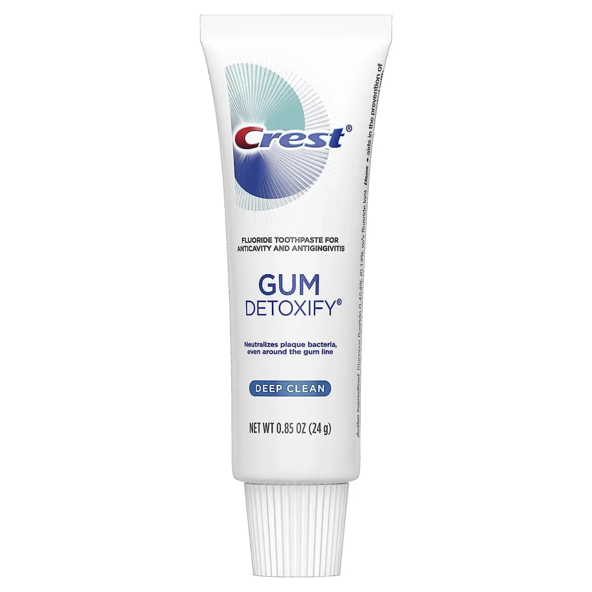 Crest Gum Detoxify Deep Clean Toothpaste 0.85 oz (24 g) | Clinically Proven Healthier Gums - main product image