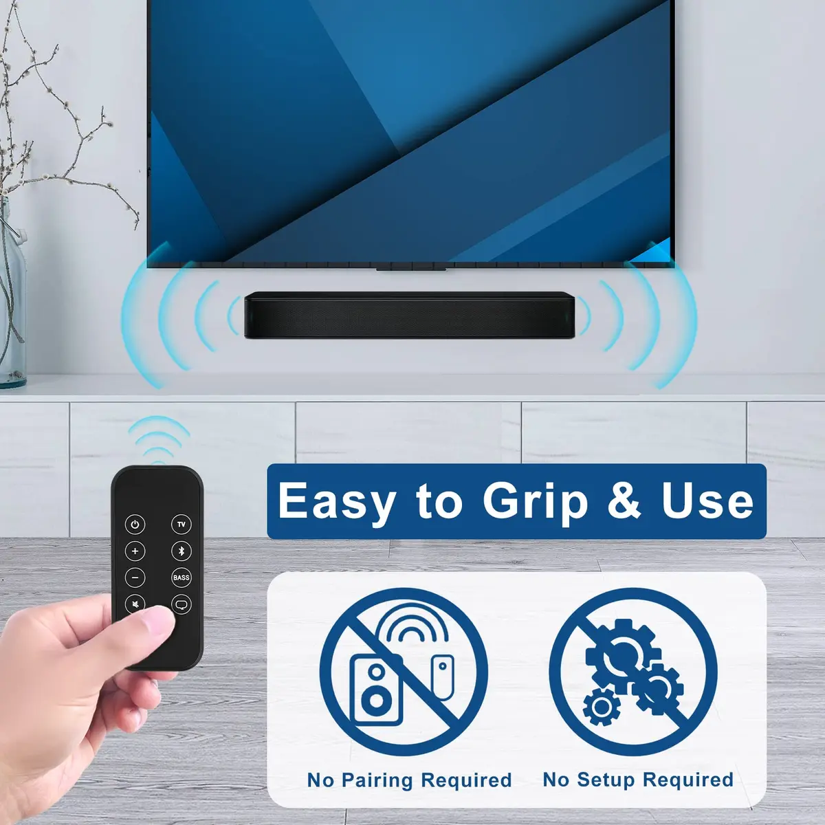 Motiexic Replacement Remote Control for Bose Solo 5 10 15 Series II Sound Systems | Infrared Connectivity - view 2