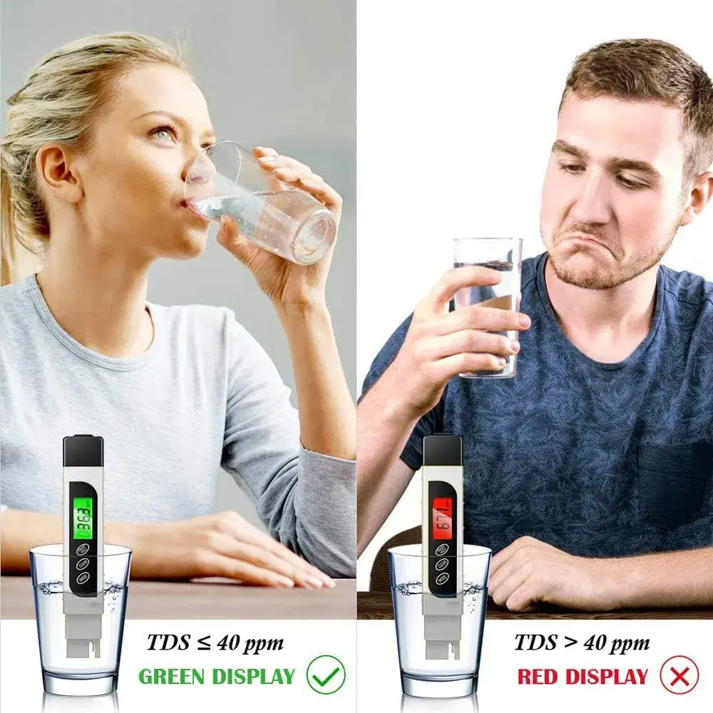 Lxuemlu TDS Meter Digital Water Tester, Accurate and Reliable, Professional TDS, Temperature and EC Meter with Carrying Case, 0-9999ppm, Ideal ppm Meter for Drinking Water, RO/DI System, Aquariums - view 7