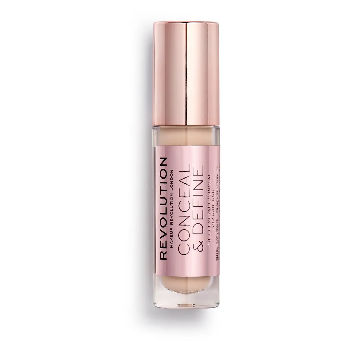 Revolution Beauty London Conceal & Define Concealer 0.14 oz | Full Coverage, Matte Finish, Vegan & Cruelty-Free - main product image
