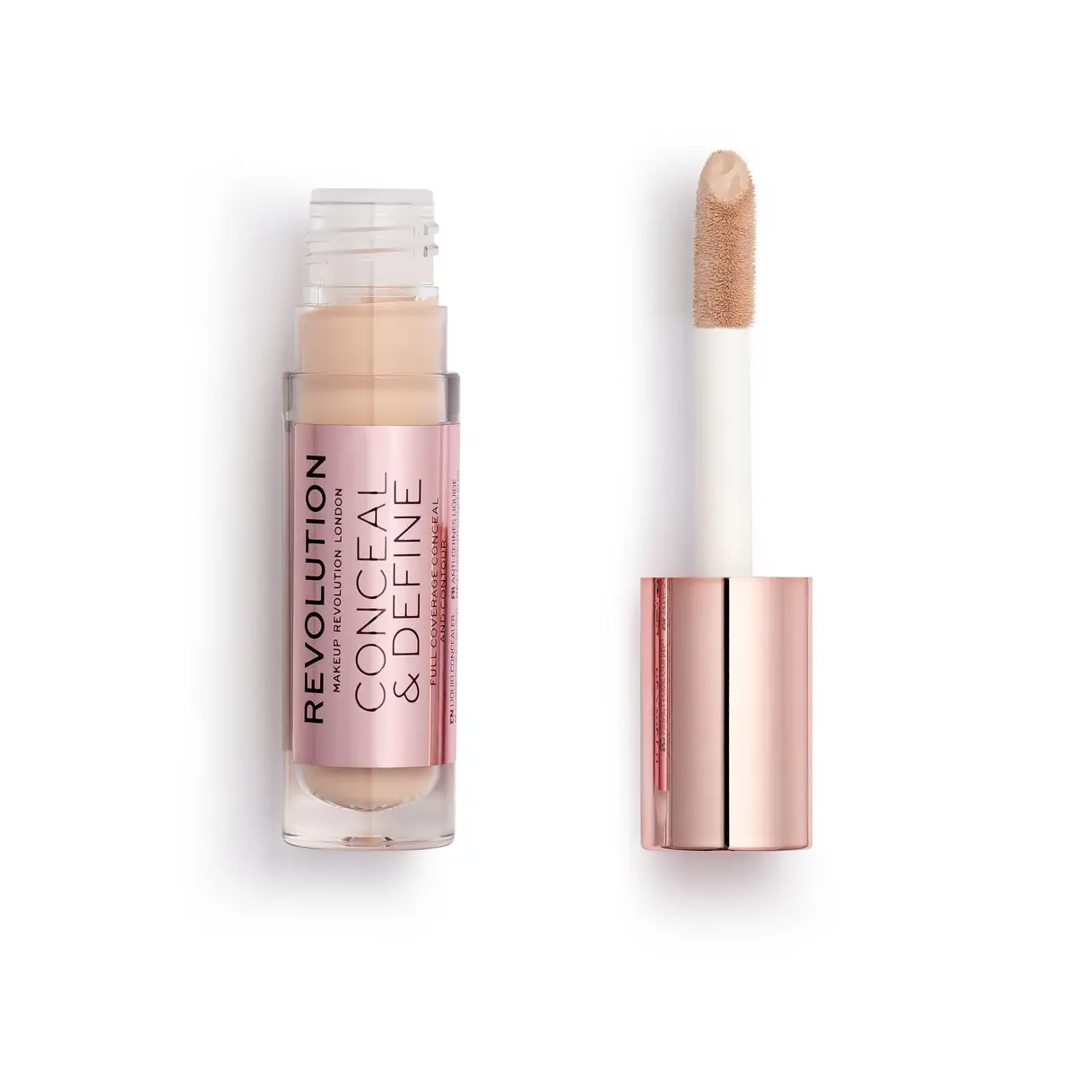 Revolution Beauty London Conceal & Define Concealer 0.14 oz | Full Coverage, Matte Finish, Vegan & Cruelty-Free - view 2