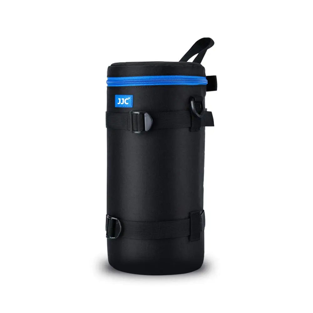 JJC Camera Lens Case Pouch, Padded Bag Fits Lens up to 14.4 x 31.6 cm (4.9 x 11.4 inches) | Water-Resistant Polyester with Foam Padding - main product image