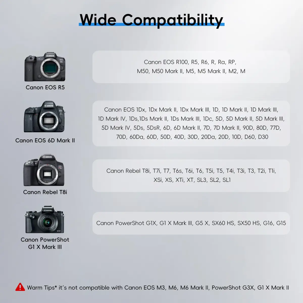 JJC Camera Hot Shoe Cover Cap 2-Pack | Protects Canon EOS R100 R5 R6 RP Rebel T7i T7 T6i SL3 SL2 - view 2