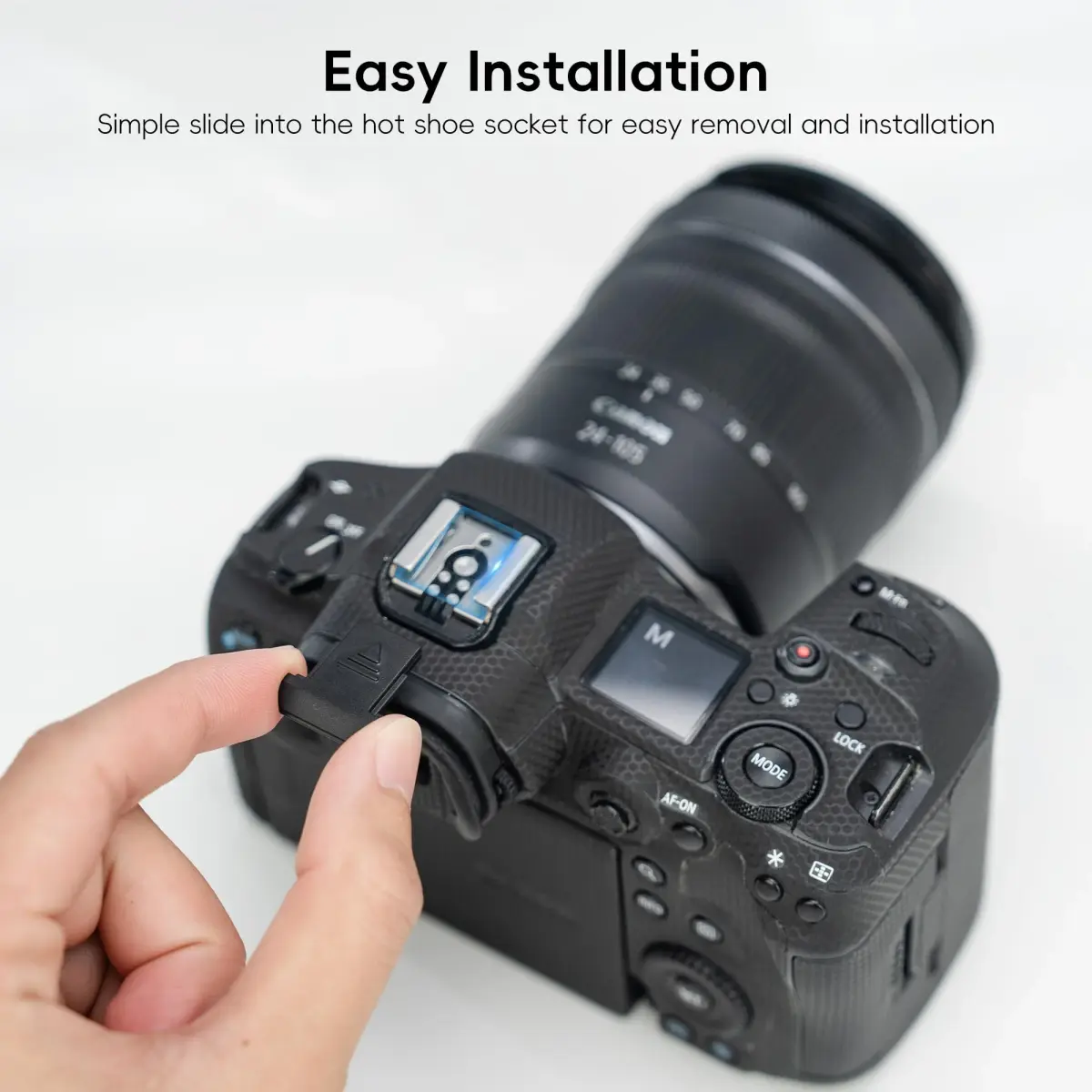 JJC Camera Hot Shoe Cover Cap 2-Pack | Protects Canon EOS R100 R5 R6 RP Rebel T7i T7 T6i SL3 SL2 - view 3