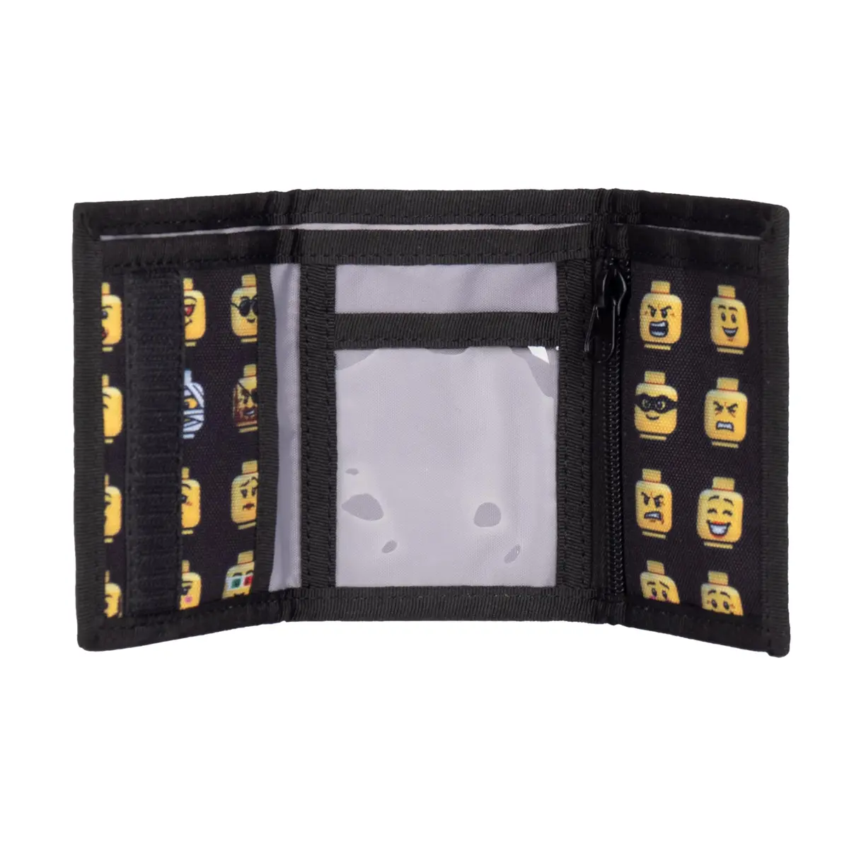 LEGO Kids Unisex Trifold Wallet with Clear ID Window, Card & Cash Pockets, Secure Hook & Loop Closure - view 6