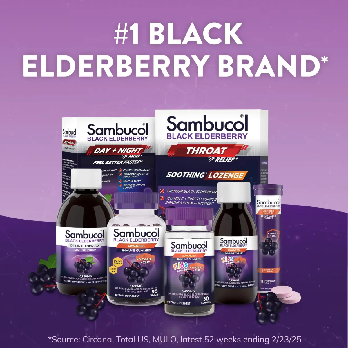 Sambucol Black Elderberry Effervescent Tablets 30 Count (Pack of 2) | Immune Support with Zinc & Vitamin C - view 8
