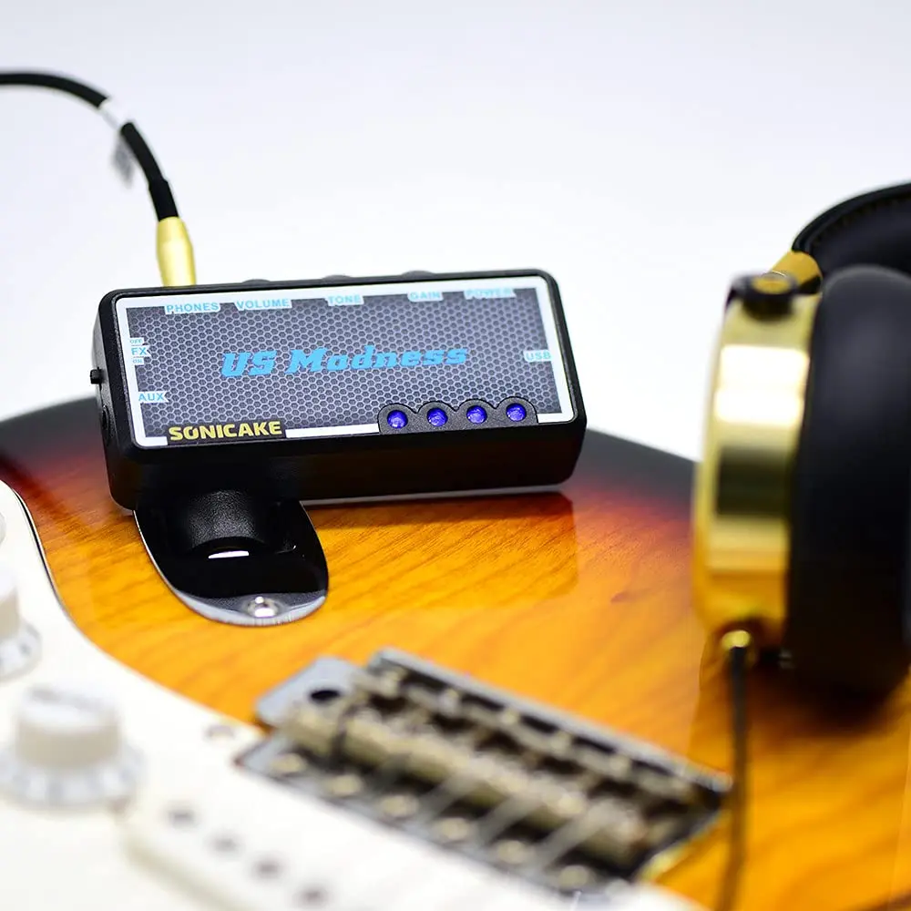 SONICAKE Mini Headphone Amp Combo for Guitar & Bass | Rechargeable, Effects, US Madness - view 6