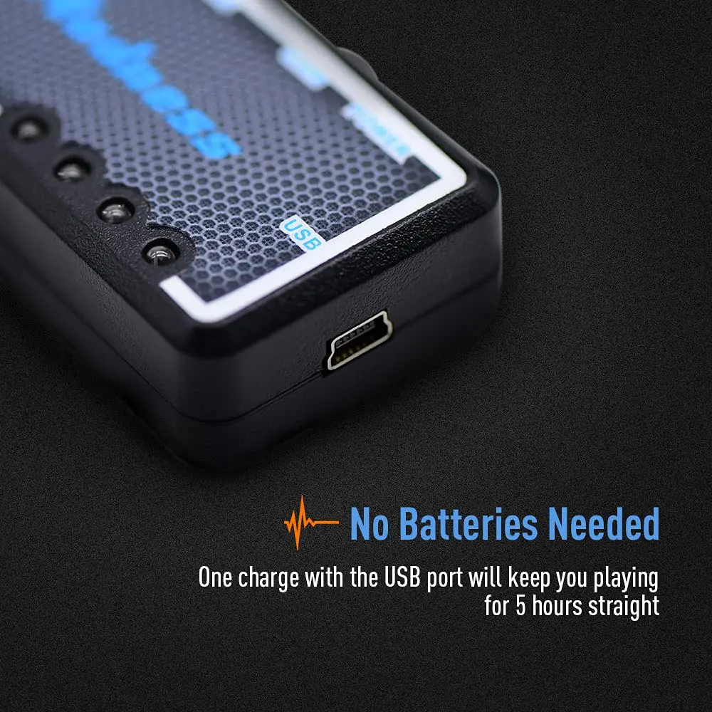 SONICAKE Mini Headphone Amp Combo for Guitar & Bass | Rechargeable, Effects, US Madness - view 4