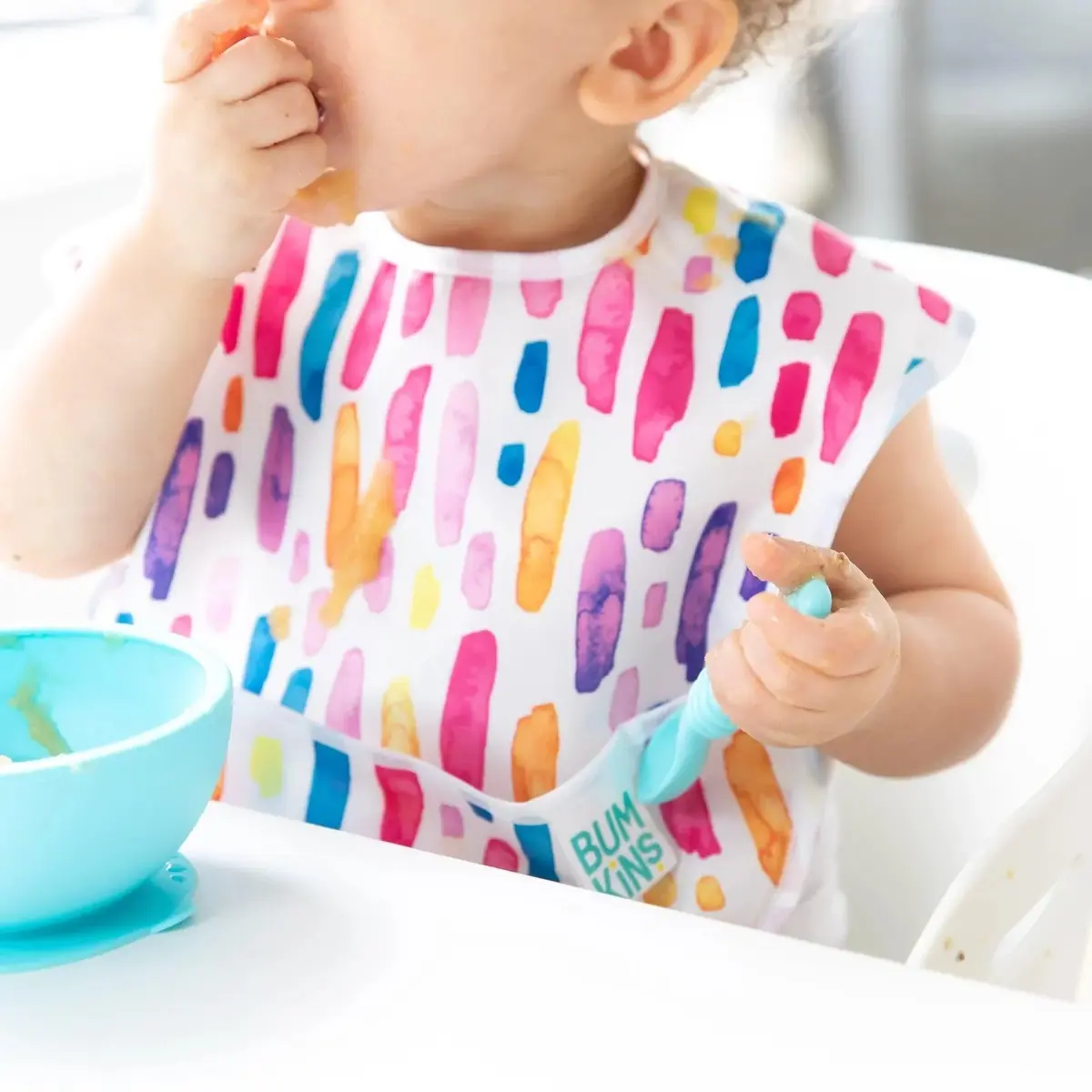 Bumkins SuperBib Baby & Toddler Bibs 3-Pack | Waterproof, Adjustable, Mess Saver for 6-24 Months - view 3